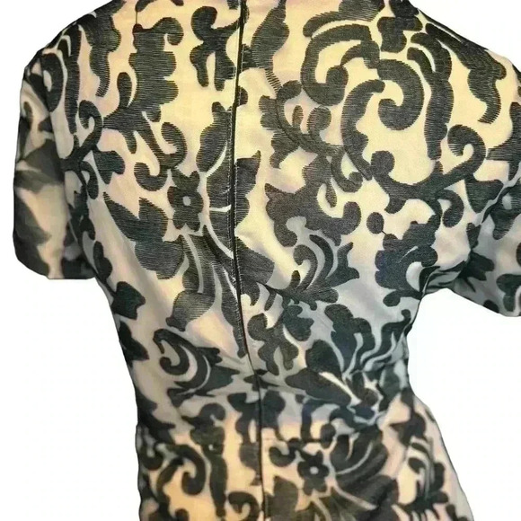 Nicole Miller French Roman Style Bodycon A Line Sleeveless Dress 10. #168 - Picture 8 of 12